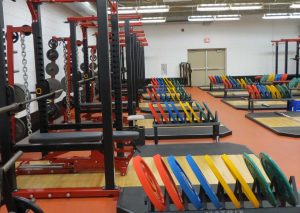 
Through donations from the community, as well as athletic organizations, coaches were able to purchase new equipment and update the weight room.