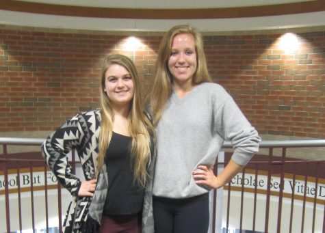 Key Club leaders Hannah Crawford and Kelia Demming are excited for what the future holds for their club.