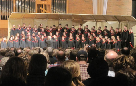 The Stillwater Choir department sang in their annual Fall Choral Festival at St. Andrews Lutheran Church on Sept. 29. The Festival was concluded with a mass choral performance of Trres Cantos Nativos with all the choirs singing together as one.