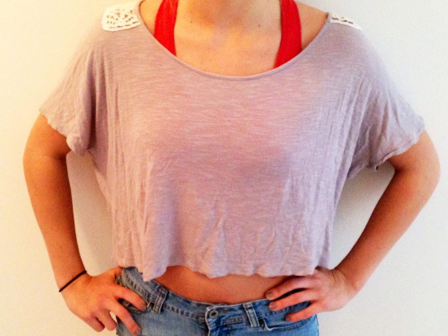 
Crop tops have become a controversial fashion statement due to the amount of skin they reveal. Nevertheless, they are growing in popularity among teenage girls. School officials say they would prefer for midriffs to be covered at the high school, but cannot ask a student to change unless the clothing is causing a disruption.