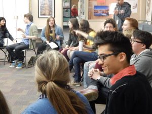 
Students gather at Stillwater Area High School to discuss gender equality. They proposed actions that can be taken at the school and in the Stillwater area.