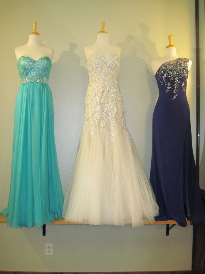 Elsa Inspired Prom Gowns