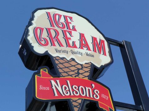 People flock to the iconic Nelson’s Ice Cream. “I miss the ice cream during the winter so I anticipate it because it’s just so good,” said senior Megan Letkeman. 