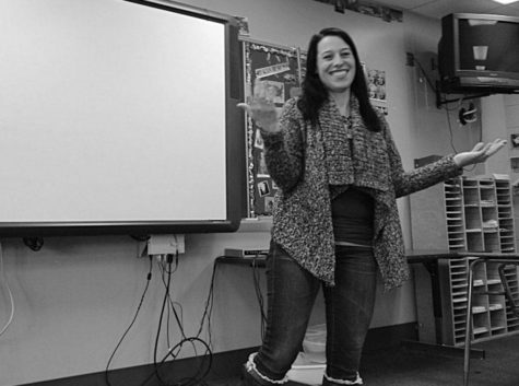 Social studies teacher works through pain