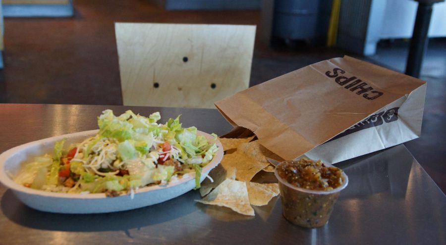 Photo by Kaitlyn Doyle. Chipotle restaurants now offer sofritas, more commonly known as tofu. This is a new item on the Chipotle menu. “I got my burrito for free because my dad and I were the first to try tofu at the Stillwater Chipotle,” said junior Danielle Glewwe.