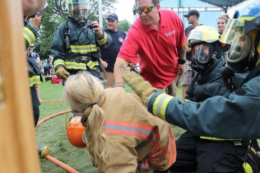 Photo courtesy Hannah Hancock

“Most fire departments have an explorers team so every year at the state fair all the posts come together and have a competition. We compete in categories such as search and rescue, car excavation, ladder, CPR, gear donning and a verbal presentation. I was the only one in my post that placed. I was very proud of myself and I had so much fun doing it,” said Hancock.