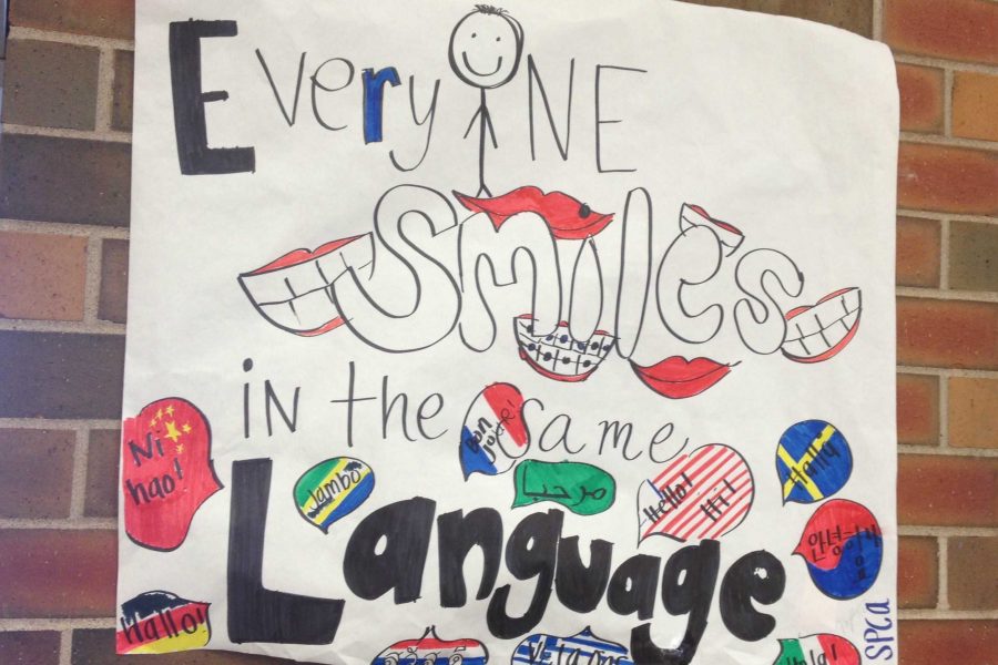 SPCA is involved throughout the school by putting up posters with positive and informational messages. Slogans like, “Everyone smiles in the same language” are seen on posters. SPCA has also been involved in other things, like dress up days and selling items in the rotunda. “One way we represent our club is by wearing clothes from our heritage and by selling candies from other countries,” said sophomore Isaac Yang.