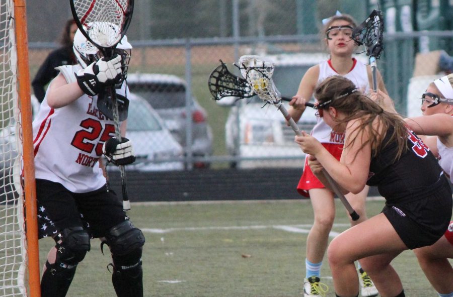 Carter Sanderson dives deep into the opponents territory and is able to land a goal. The Ponies lacrosse team has been doing well this season and doesnt show any signs of slowing down.