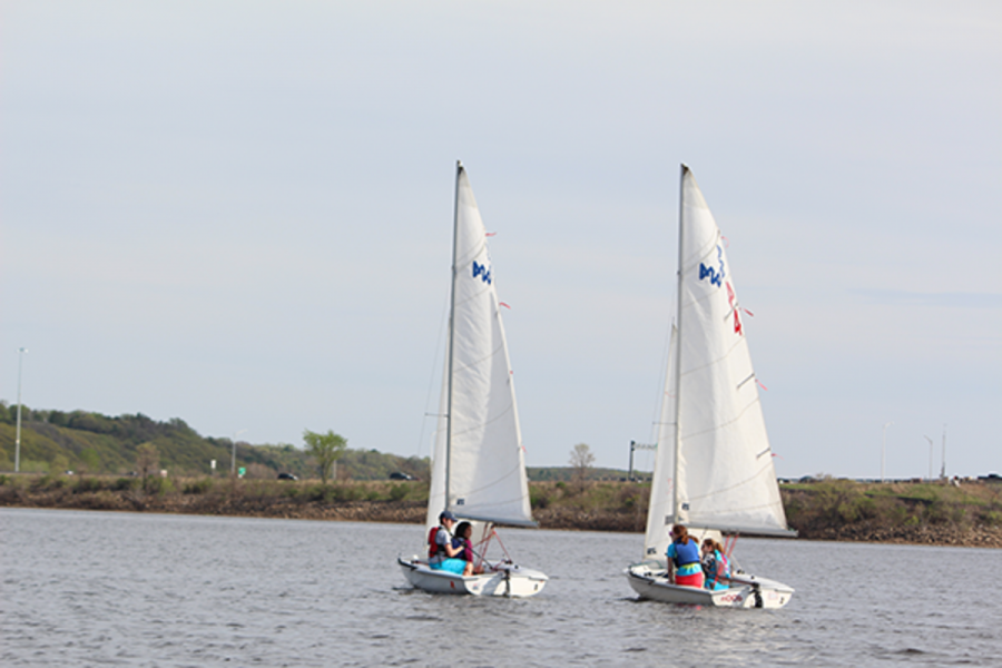 Adding new members is a high priority for the sailing team. “The team is really relaxed and nobody really cares how well they do compared to the other teams. I think it would be great to have more people join, said senior Story Scwantes.