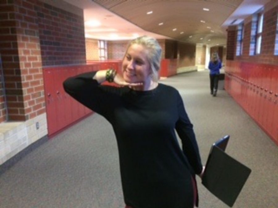 Junior, Kathleen Billinglsey, poses for a photo outside of the English hallway on October 27th. This shows how enjoyable photography can be and how Billingsley really loves to be photographed. I love myself, Billingsley said. I love when people take pictures of me.