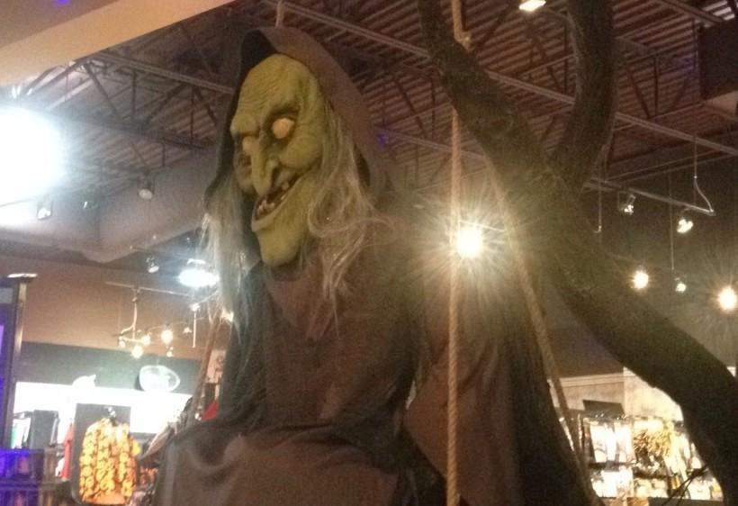 This lovely witch is one of many things you see when you first walk into spirit in Woodbury lakes, despite her looks shes the least scary thing in the store.
