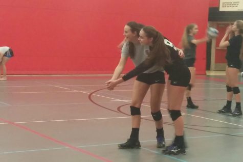 When you walk into a varsity volleyball practice you can feel two things: determination and support. Never is there a girl left out or unappreciated. On the last day of practice junior Sarah McCarthy and Rachel Houle team up to bump the ball together. “When youre on the court you can just feel when teams have a certain vibe about them when you walk onto the Stillwater Court you can just tell that these girls have been playing together for 10 years it seems like,” Junior Klein Johnson said.
