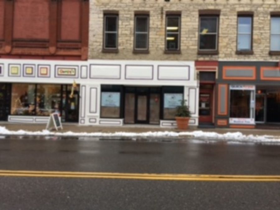 The future location of the Dailys children indoor play place is on downtown Stillwaters main street. With the new white and purple painted outside, the space is beginning to seem more and more inviting. 