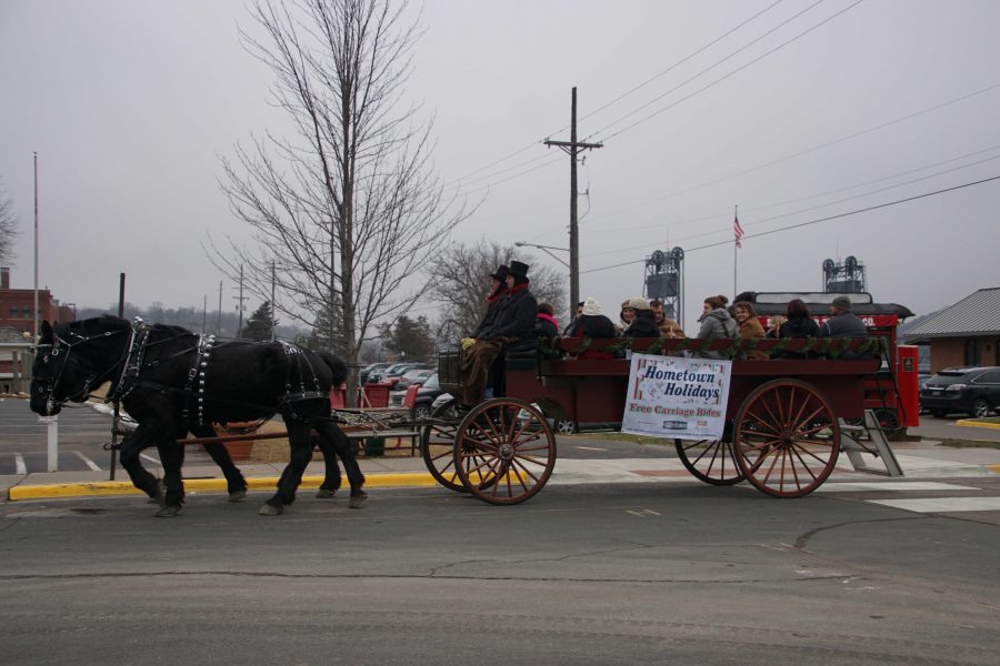Vintage horse-drawn carriages are Its a way to be a part of the community and see the town in a different way than through the glass of a car. And its how people used to travel, so its kind of neat to see what that must have been like. said carriage passenger Dustin Bolin.