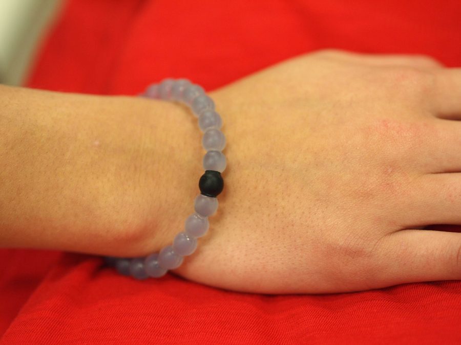 Lokai bracelets have been very trendy the last few months.