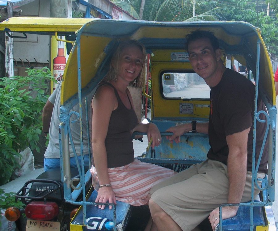  While living in Taiwan, Sunny Shaw and Matt Kiedrowski would frequently go out into the city to explore. By taking small cabs the couple could quickly be transported from place to place. During his stay, Kiedrowski felt that it was very important to spend time outside of the home immersed within the culture. Here the couple is demonstrating their desire to become a part of the lifestyle in Taiwan. Kiedrowski explains, “To really get the flavor of Taiwan you would go out often outside the gated community.” 