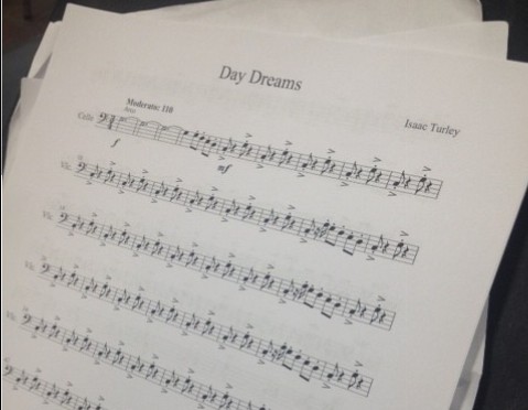 “I compose just whatever I feel like. I have made full orchestral [pieces], edm, transpositions, emotional overload songs, and even some that are just supposed to create an image or story in the listener’s head,” Isaac said. With Day Dreams finally complete, Turley prepares to hear the orchestra perform it.
