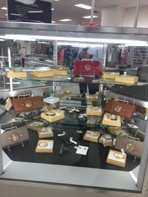 The Michael Kors display cabinet at TJ Maxx in Stillwater. This was one of their best selling brands during the holiday season.