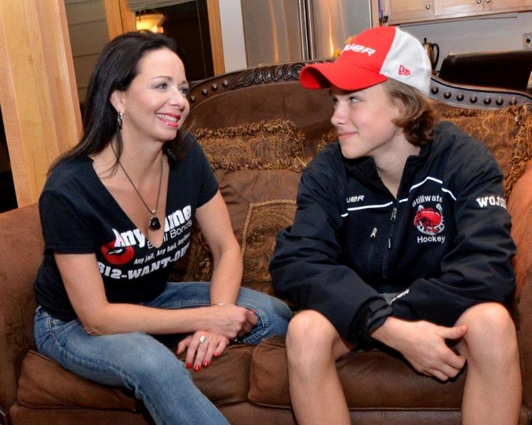 Gwen Wojski and her family star in the new show Hockey Moms. Gwen and her son 8th grade Truman Wojski talk about the show and how its going. People have been really nice even though its a low budget TV show. The people that i talk to they like it and think its funny, Gwen said.
