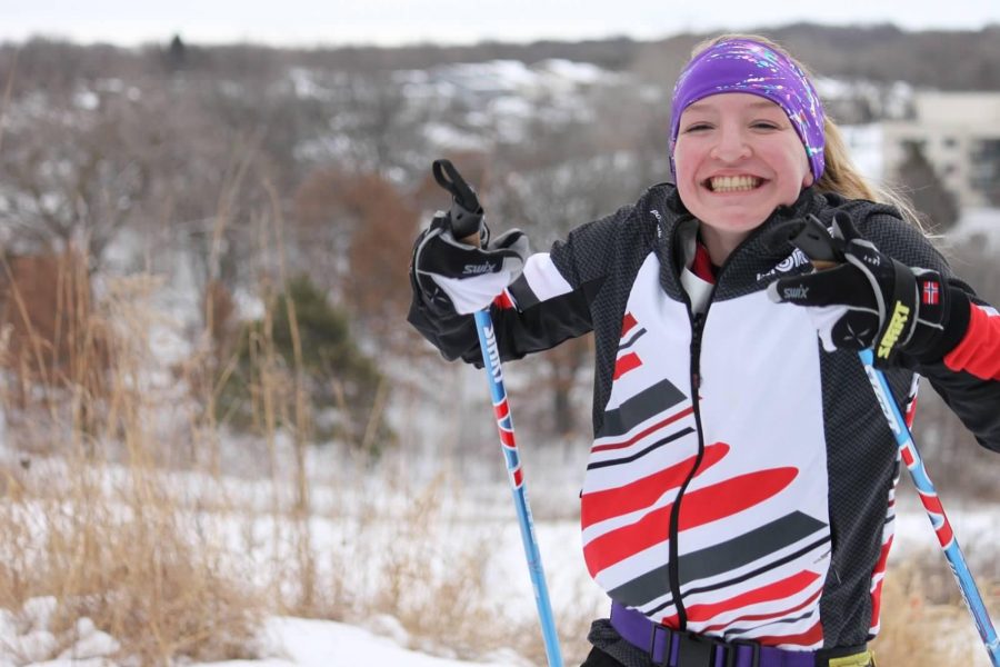 Peterson’s journey for skiing has brought her far and not knowing how to ski at first, shows how much she has improved her skills. Her start for the love of skiing began with “many of my swim friends decided to start it and encouraged me to,” Peterson said. 
