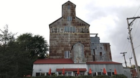 The iconic Commander building that Tin Bins is located in. The original tower was built in 1898 and is one of Stillwater most iconic buildings. “It makes the space really interesting and I think it’s utilized very well! The unique location, history and space combine to make it a staple in our community” Cat Clements says. 