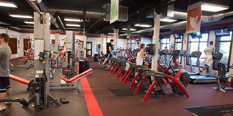 This is the main area of Snap Fitness. Senior Patrick Sullivan says, Even though it may be small compared to other gyms, Snap Fitness has all the necessary things in order to get a good workout.