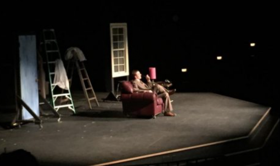 “The 39 Steps” was put on at Stillwater Junior High School Nov. 17-19. The play used little set decoration to aide in the performance “It allowed more opportunities for the actors to convey a comedic tone without relying on a set and props,” Larkins says.