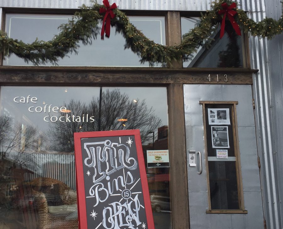 Tin Bin’s stays in the holiday trends and decorates their cafe for the season, “It’s a cute place, the look of the commander is a good look for a little place like Tin Bin’s,” junior Emily Fiorillo says.