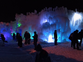 The ice castles are very picturesque and have brought attention to Downtown Stillwaters beauty. Jane Hubbard says, The ice castles are the most fun at night because of the lights.