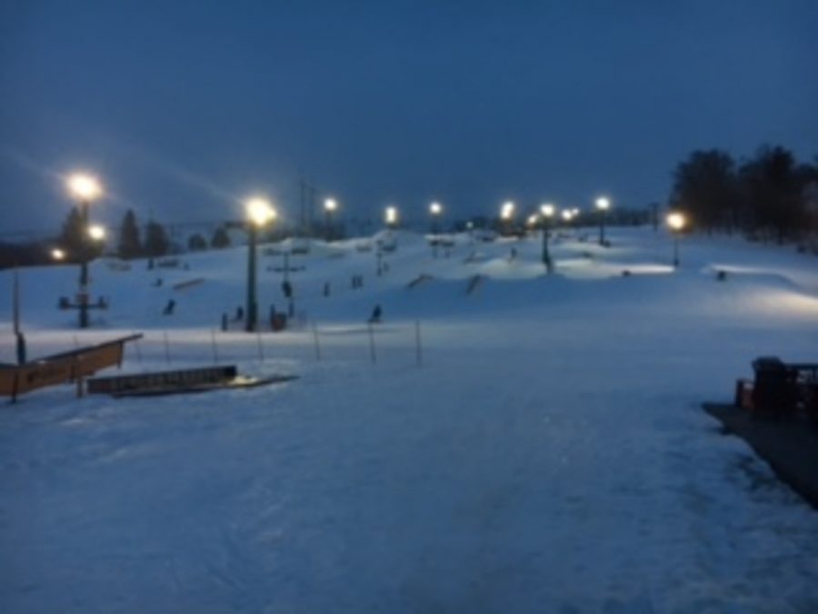 The terrain park, also known as the Landing Zone or LZ for short, where many students spend their free time on weekends. Afton is great because not only do you get to participate in a physical activity, but its a fun social setting, too. Says Joe Blomquist.