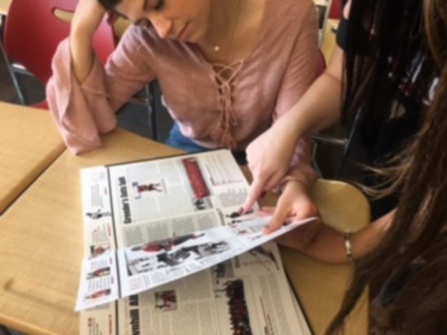  Senior Maddie Huntley explains what kind of edits they do to photos in the yearbook club. “When editing a photo there are obviously the basics like not making someone look a different size than they actually are and we always like to keep edits as minimal as possible,” Huntley says.
