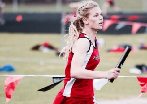 “I love track so much and I am very excited to run in college. When I first visited North Dakota I was blown away by all the athletic facilities and the coaches. I am going to miss my teammates and coaches from Stillwater though, it is bitter sweet,” Anderson said. Photo courtesy of Hannah Anderson.