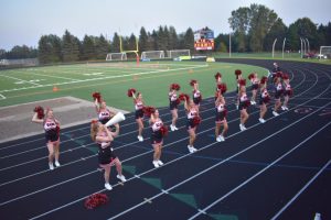 Cheerleaders return to sidelines with large team