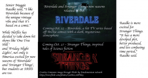 Riverdale, Stranger Things return to Netflix