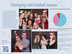 Student Council plans big changes for winter Snoball dance