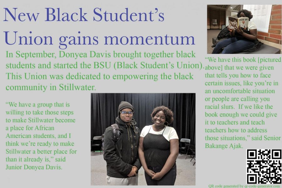 The Black Student Union was formed this year to form a sense of unity between the students and create an uplifting place where they can be themselves.
