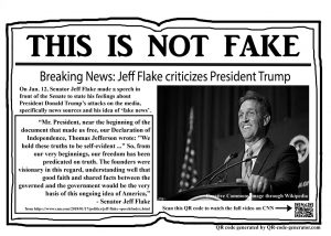 Jeff Flake criticizes Trumps media attacks