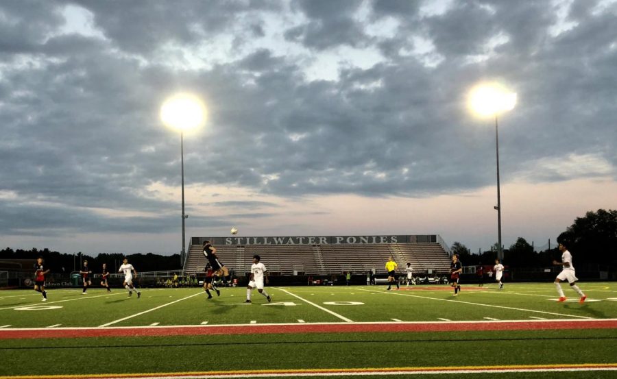 The boys varsity soccer team takes on the Raiders, resulting in a win helping them with their goal to make it to state. 