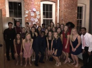 Student Council attends winter Snoball on Jan. 20, 2018. Student Council enjoyed the dance they worked so hard to create. 