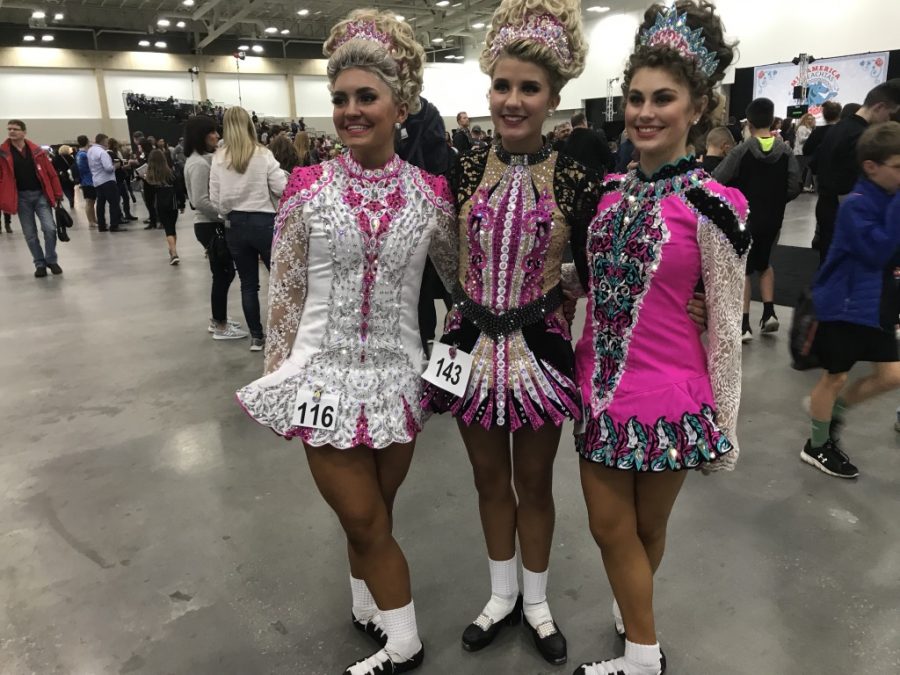 Ayuna Lamb-Hickson is pictured above with two friends from her dance school who are also her competitors in their age level, Roisin (center) and Maddy (right). Not many people know that Lamb-Hickson Irish dances but shes okay with that. It brings us all closer, the dancers. Its like this thing that we love and we train so hard for. It makes me feel like I have this special thing, Lamb-Hickson said.