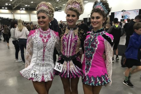 Ayuna Lamb-Hickson is pictured above with two friends from her dance school who are also her competitors in their age level, Roisin (center) and Maddy (right). Not many people know that Lamb-Hickson Irish dances but shes okay with that. It brings us all closer, the dancers. Its like this thing that we love and we train so hard for. It makes me feel like I have this special thing, Lamb-Hickson said.