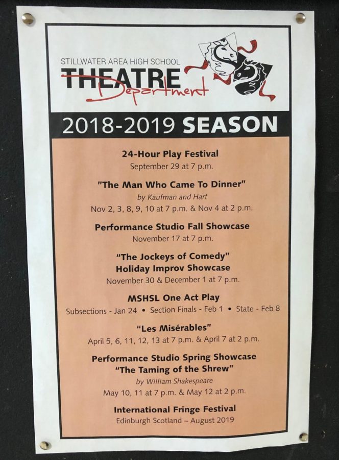 The cast of 'Les Miserables' works hard to prepare for their upcoming April performances. The students are on the edge of their seats waiting to see how the cast will pull this off.

