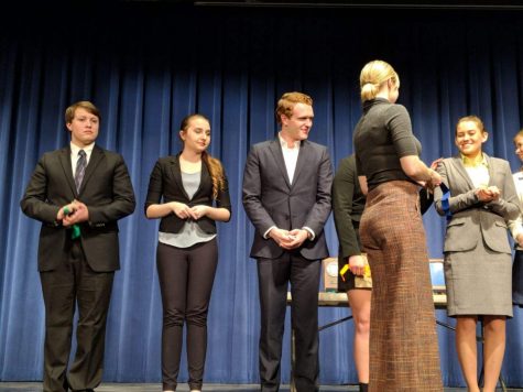 Members of the speech team last year took home many awards, including senior Ceci Montufar and alum Adam Johnson. Johnson has returned this year as an assistant captain, along with other veteran teammates.