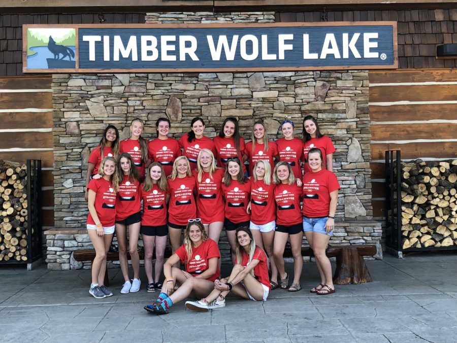 Dodds and her young life girls at Timber Wolf Lake Camp, having the best week of their lives. 