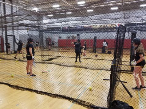 The girls softball team starts their season with indoor practice. We want to have a good run at state so we need to practice hard, and work on the little things, junior Haley Eder-Zdechlik said.