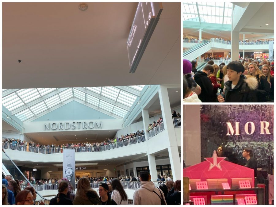 Nov. 2, fans line up outside the Morphe store at the Mall of America for a chance to get to see Shane Dawson and Jeffree Star. Over 75,000 people lined up while only 250 people got to meet the duo.