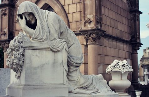 The Curse of La Llorona premiered in theaters April 19. The horror movie is about a Mexican folk tale that dates back to the 16th century. The movie features actress Linda Cardellini. Pictured is a statue of the weeping woman.