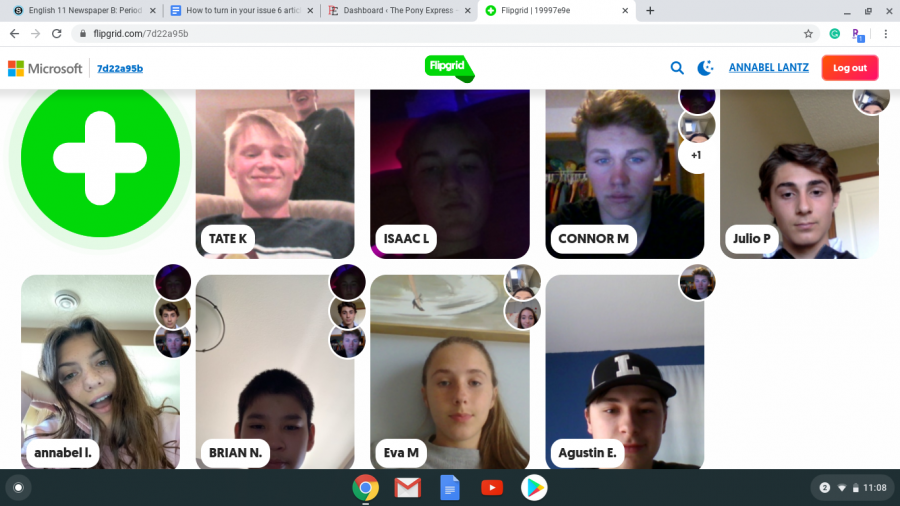 Spanish teacher Christen Smithberg's class communicates through a Flipgrid. This is one of the many was the class communicates. 