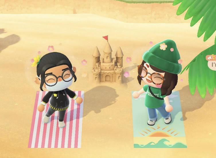 Animal Crossing New Horizons has given players all over the world the opportunity to bond and create a new virtual life for themselves amidst a time of social distancing. Junior Emma Wagner and I enjoyed a sweet sunny day at the beach during gameplay.