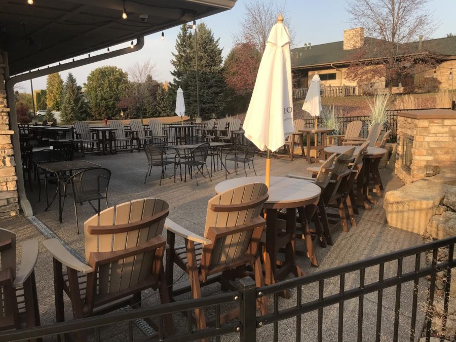 Carmines in Woodbury holds outdoor seating. Once the weather turns colder, they will have to provide additional covid-safe seating options.